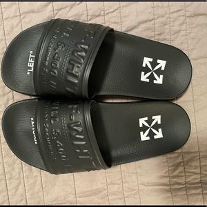 Off-White Logo Slider Pool Sandals